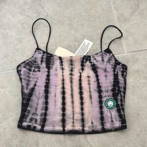 Tie-Dye Spaghetti Strap Crop Top